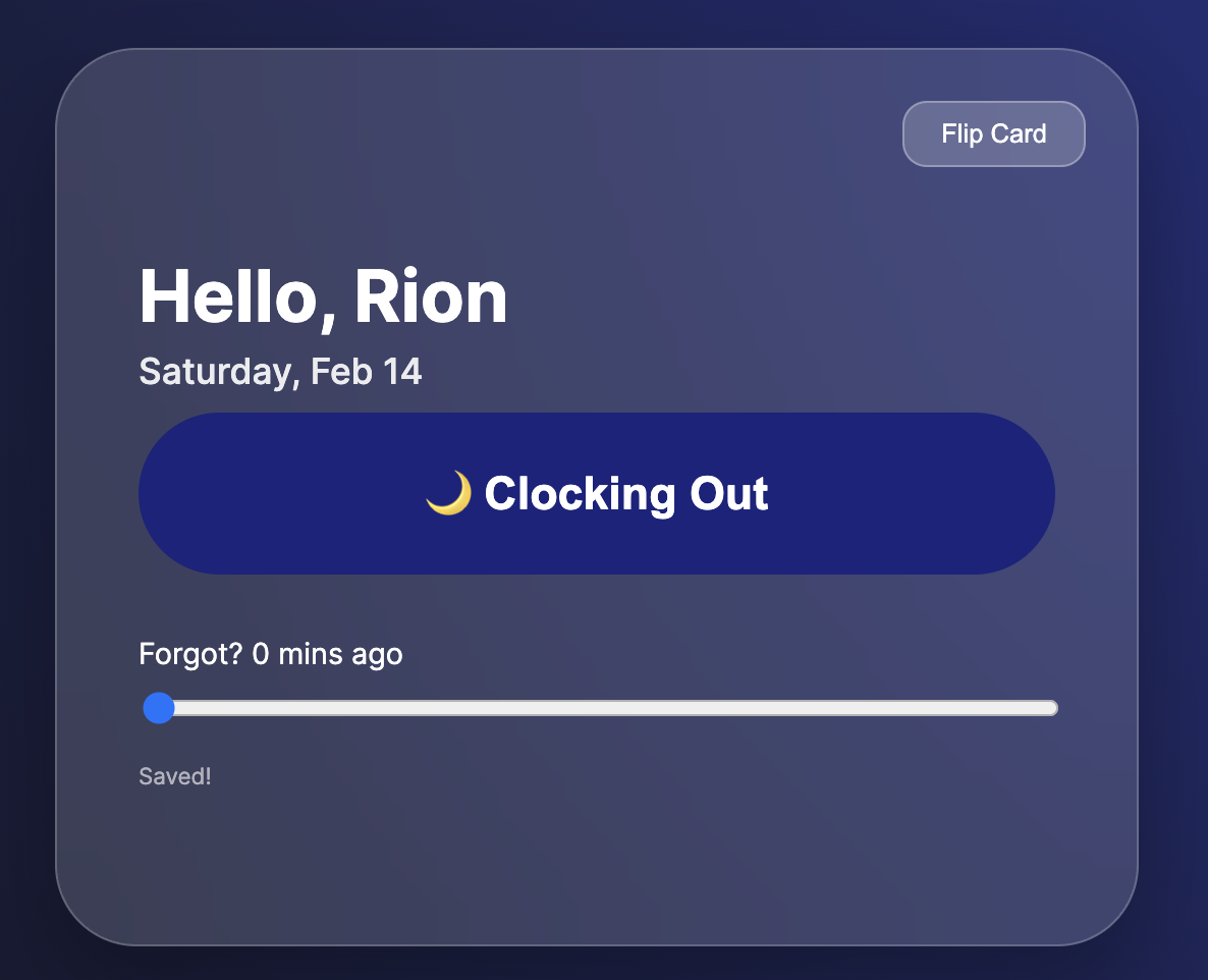 SleepTracker Interface
